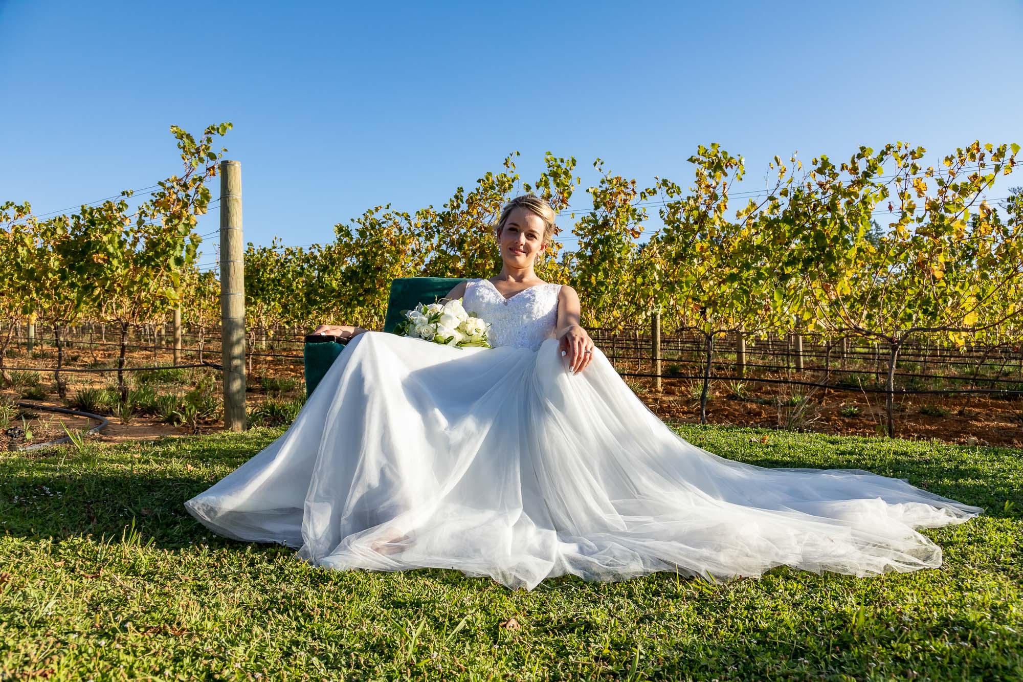 Brookdale Estate bridal photos from wedding in Paarl