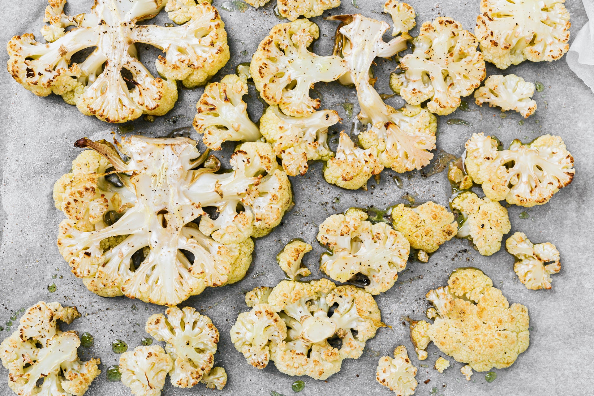 Cauliflower florets from Brookdale Estate gardense